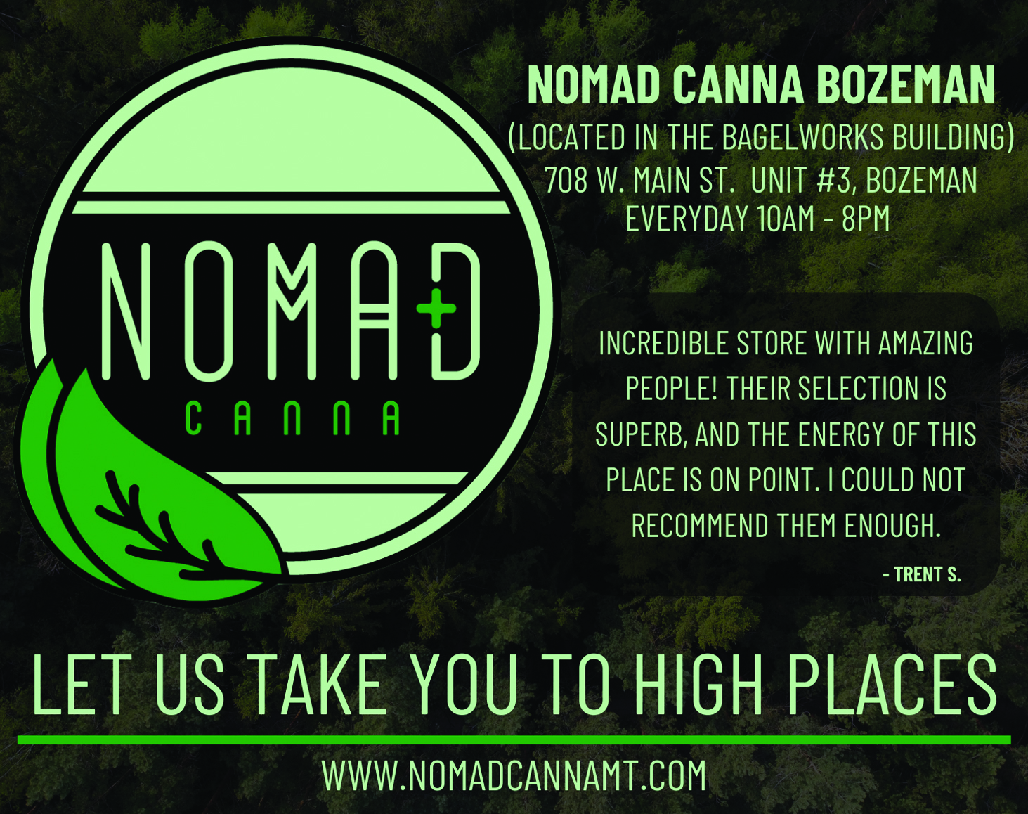 Let us take you to high places