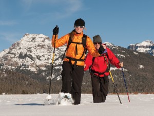 Snowshoeing, Yellowstone National Park